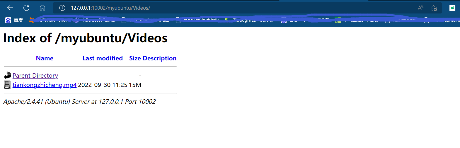 外網(wǎng)訪問內(nèi)網(wǎng)多媒體目錄成功